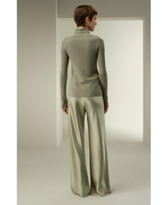 Slim Fit Silk Cashmere Sweater