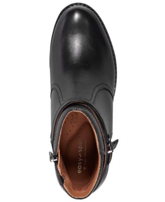 Women's Carter eFlex Buckle Strap Block Heel Booties