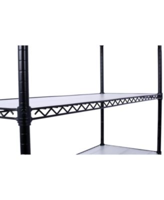 84 Inch 6 Tier 6000LB Capacity NSF Commercial Shelving Unit with Wheels