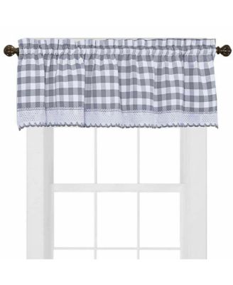 Country Plaid Window Valance Treatment