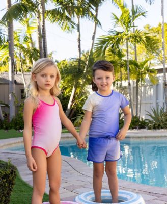 Baby Girls Ombre One-Piece Swimsuit