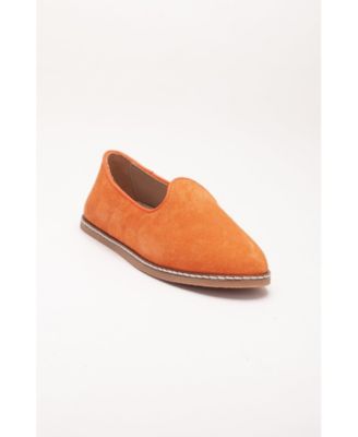 Istanbul Suede Leather Slip On Flats (Women)