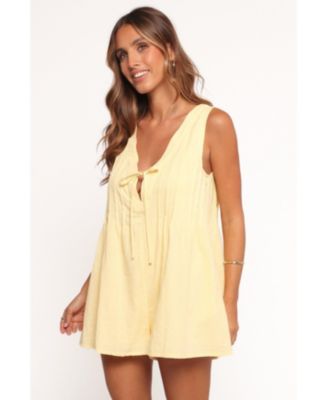 Women's Kallie Tie Front Romper