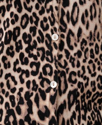 Women's Floral Crewneck Cardigan