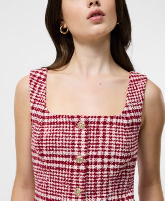 Women's Sqaure Neck Sleeveless Top