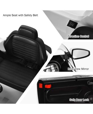 12V Kids Ride On Car Licensed Volkswagen Beetle w/ Remote Control & Music White