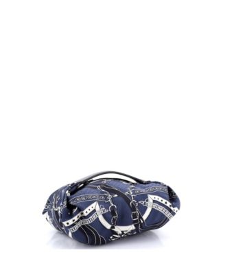 Balusoie Bag Printed Silk and Leather