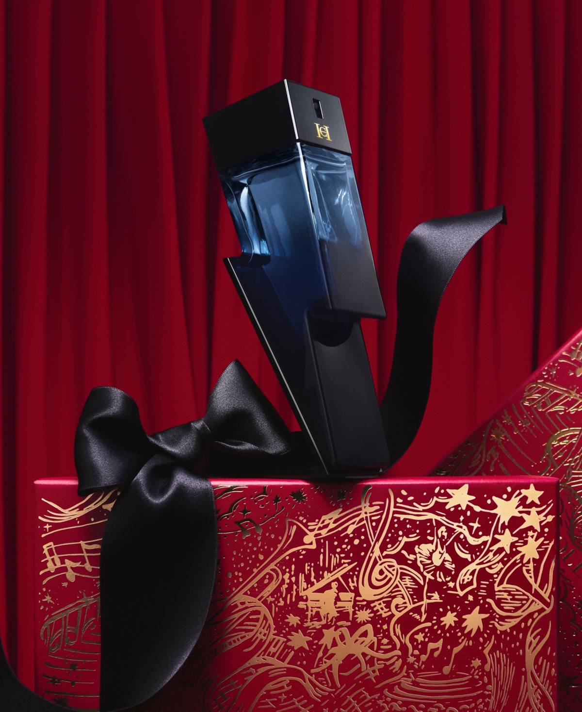 Carolina Herrera Bad Boy Cobalt 3-piece Fragrance Gift Set In Transparent