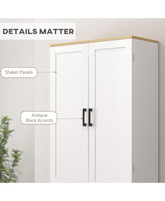 Reliable Kitchen Storage Cabinet with Flexible Shelving for Pantry and Kitchen Tools