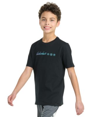 Big Boys' Short Sleeve Football Helmet T-Shirt