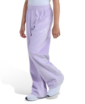 Big Girls' S-XL Elastic Waistband Wide Leg Velour Pants