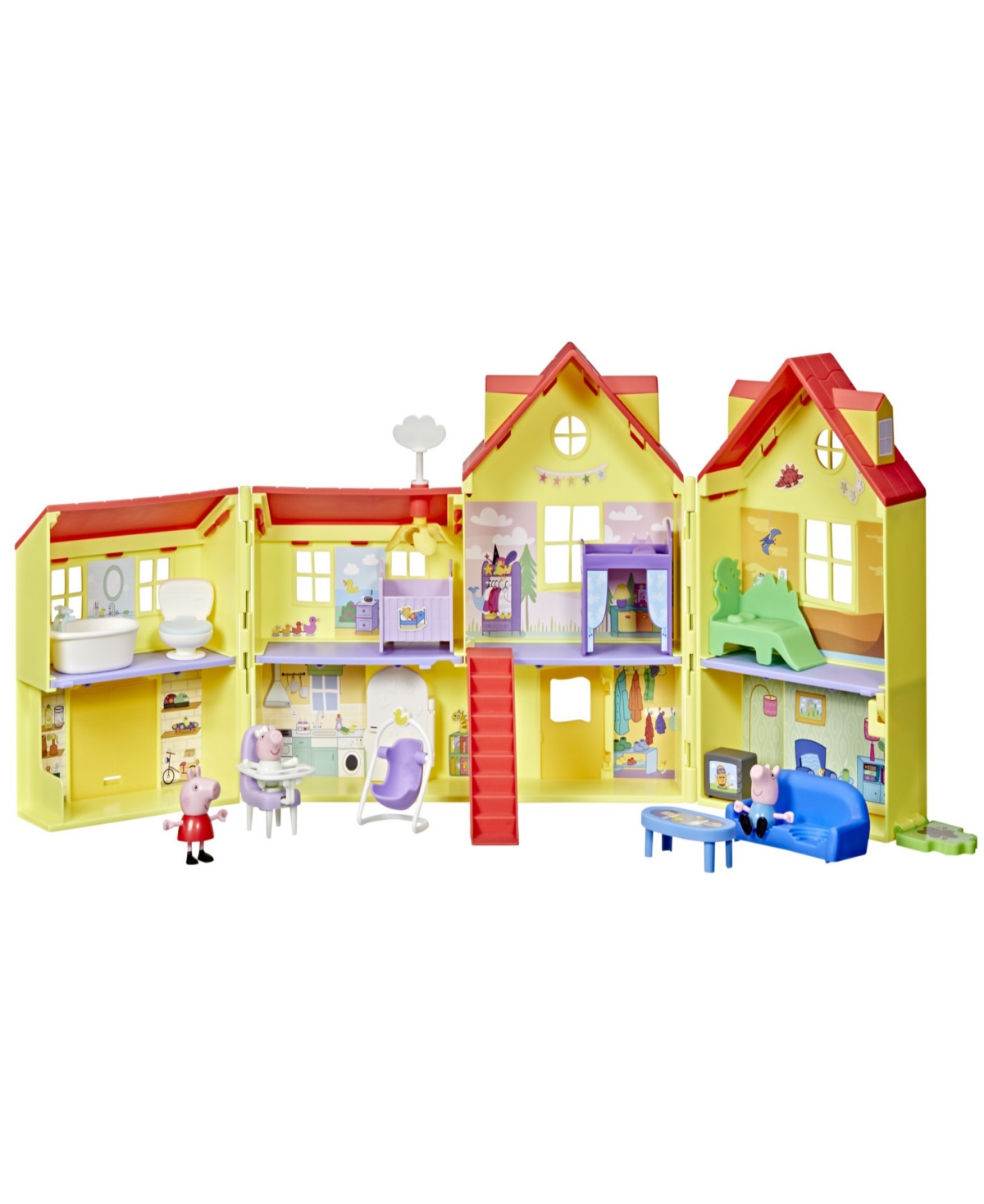 Peppa Pig Peppa's Big Family House Playset In Transparent