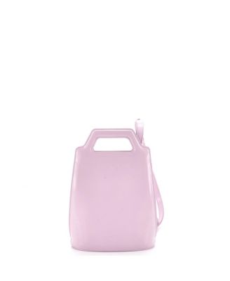 North South Wanda Top Handle Shoulder Bag Leather