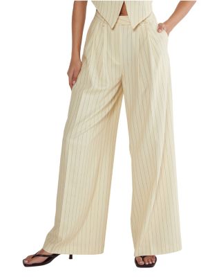 Women's Pinstripe Tailored Pants