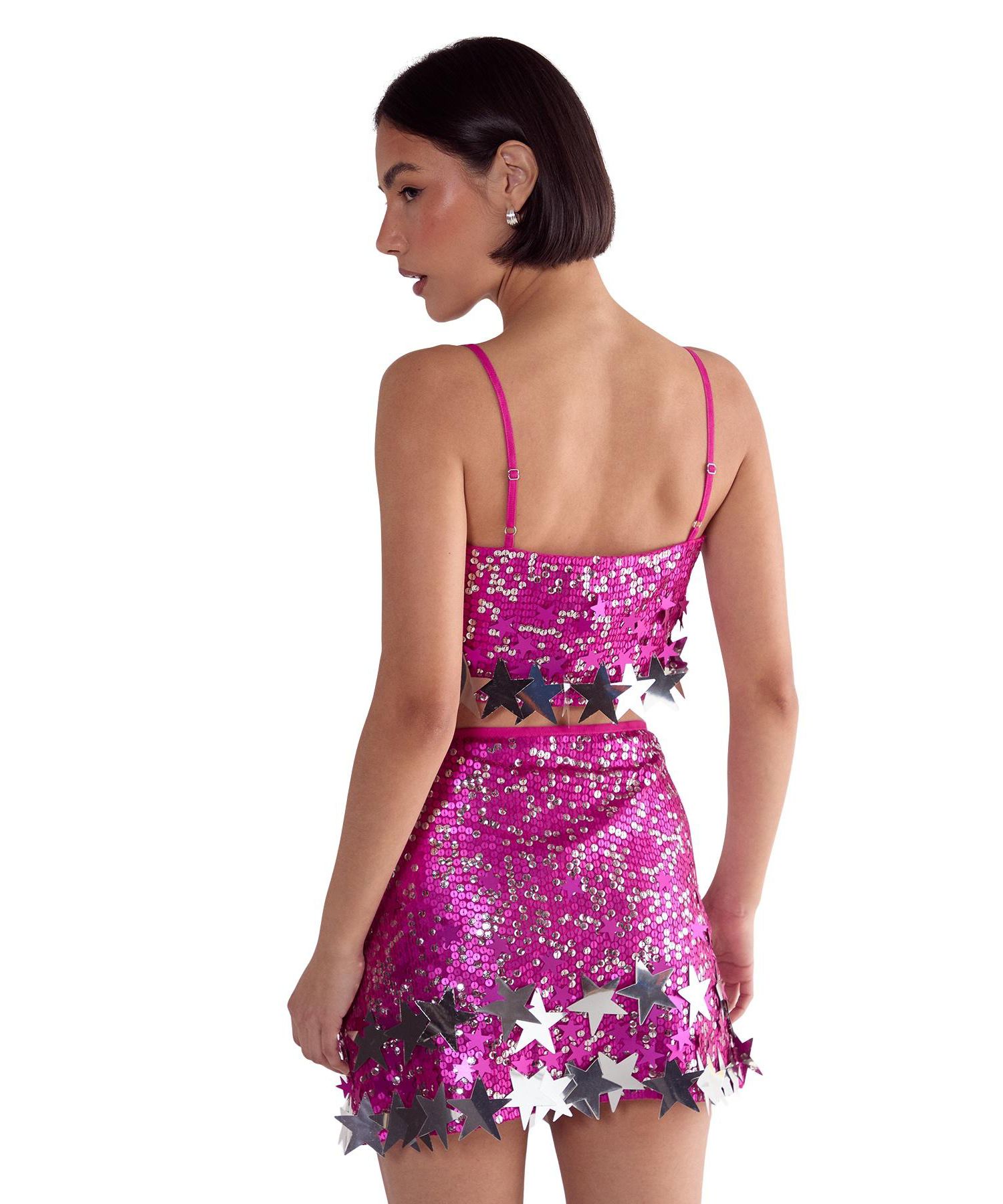 Women's Limited Embellished Star Trim Mini Skirt
