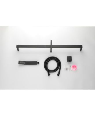 Handheld Shower with 28-Inch Slide Bar and 59-Inch Hose