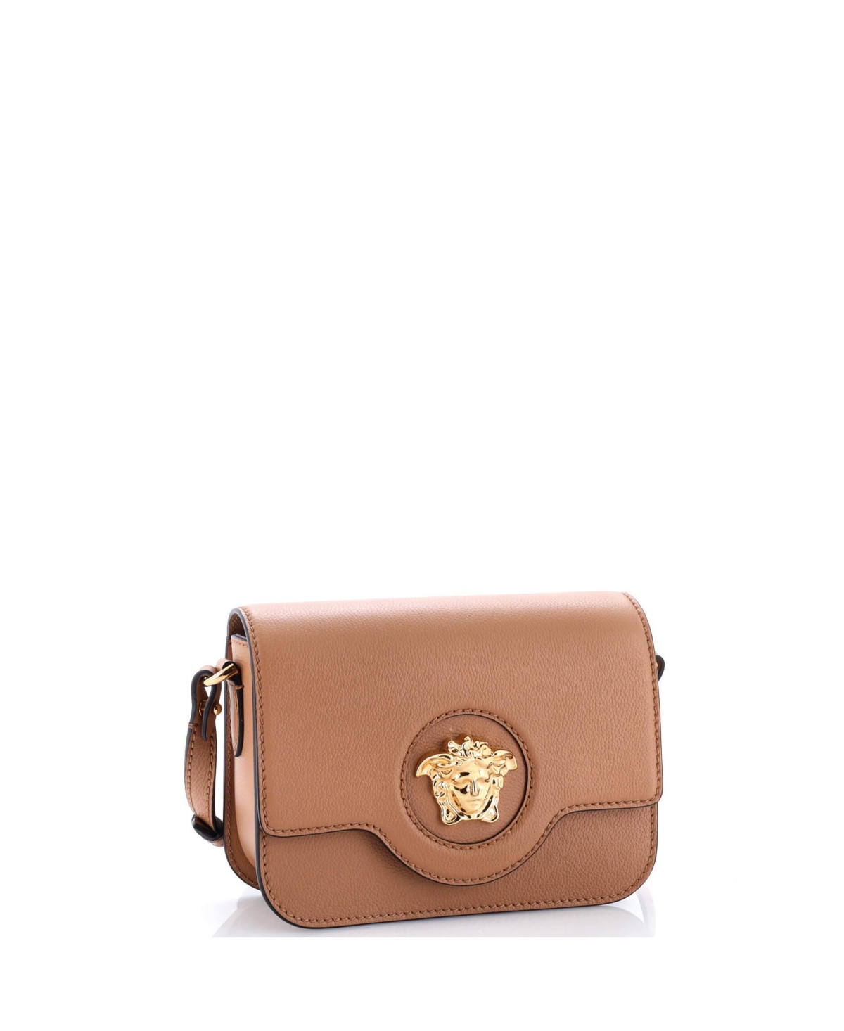 Pre-Owned Versace Small La Medusa Flap Shoulder Bag Leather