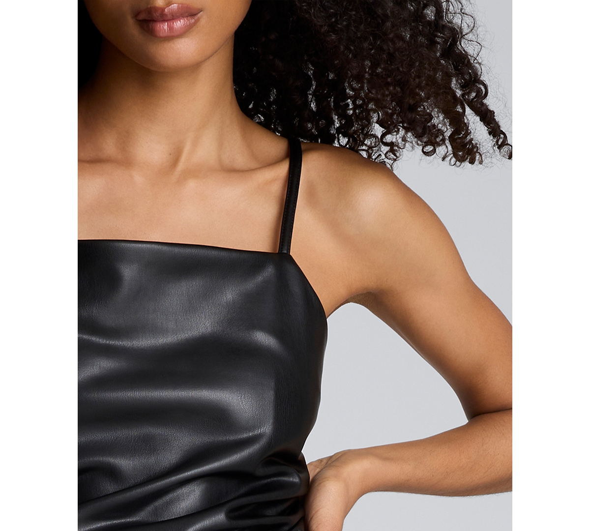Kenneth Cole Women's Modern Sleeveless Midi Dress In Black