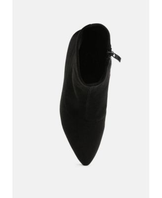 Womens Yara Microfiber Wedge Sock Boots