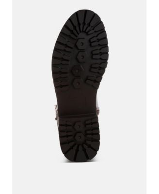 Womens Antorin Chunky Buckle Detail Ankle Boots