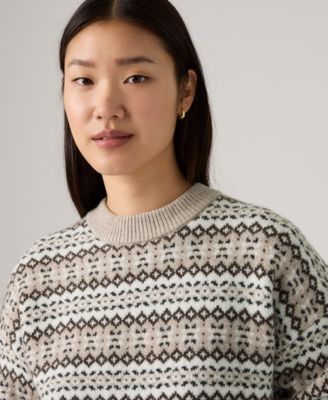 Premium Women’s Ines Fairisle Long Sleeve Sweater