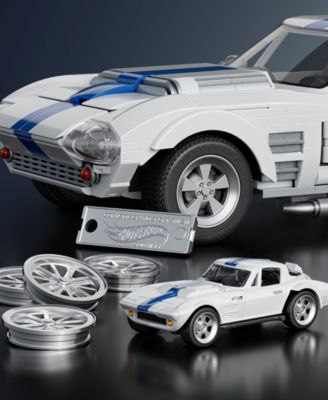Hot Wheels Corvette Grand Sport Building Toy Kit, 918 Pieces