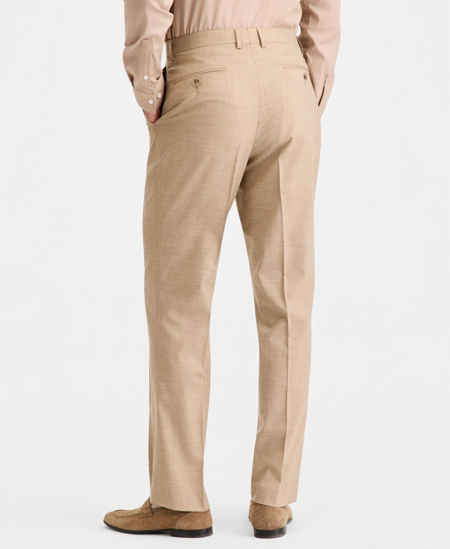 Мужские брюки Tayion Collection Classic-Fit Suit Separates, цвет: Рыжевато-коричневый — фото 5
