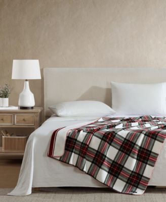 Printed Reversible Lush Throw, 70" x 50"