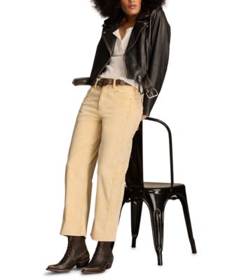 Women's Mid-Rise Barrel-Leg Jeans