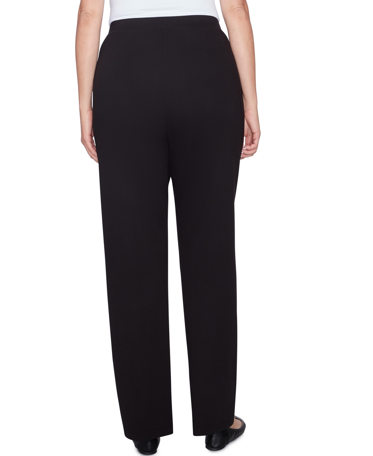Ruby Rd. Plus Size Luxe Double Knit Pull-on Pants In Brown
