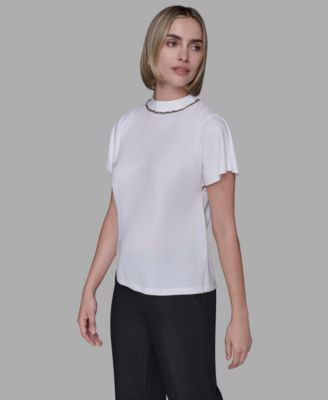Women's Mock Neck Top