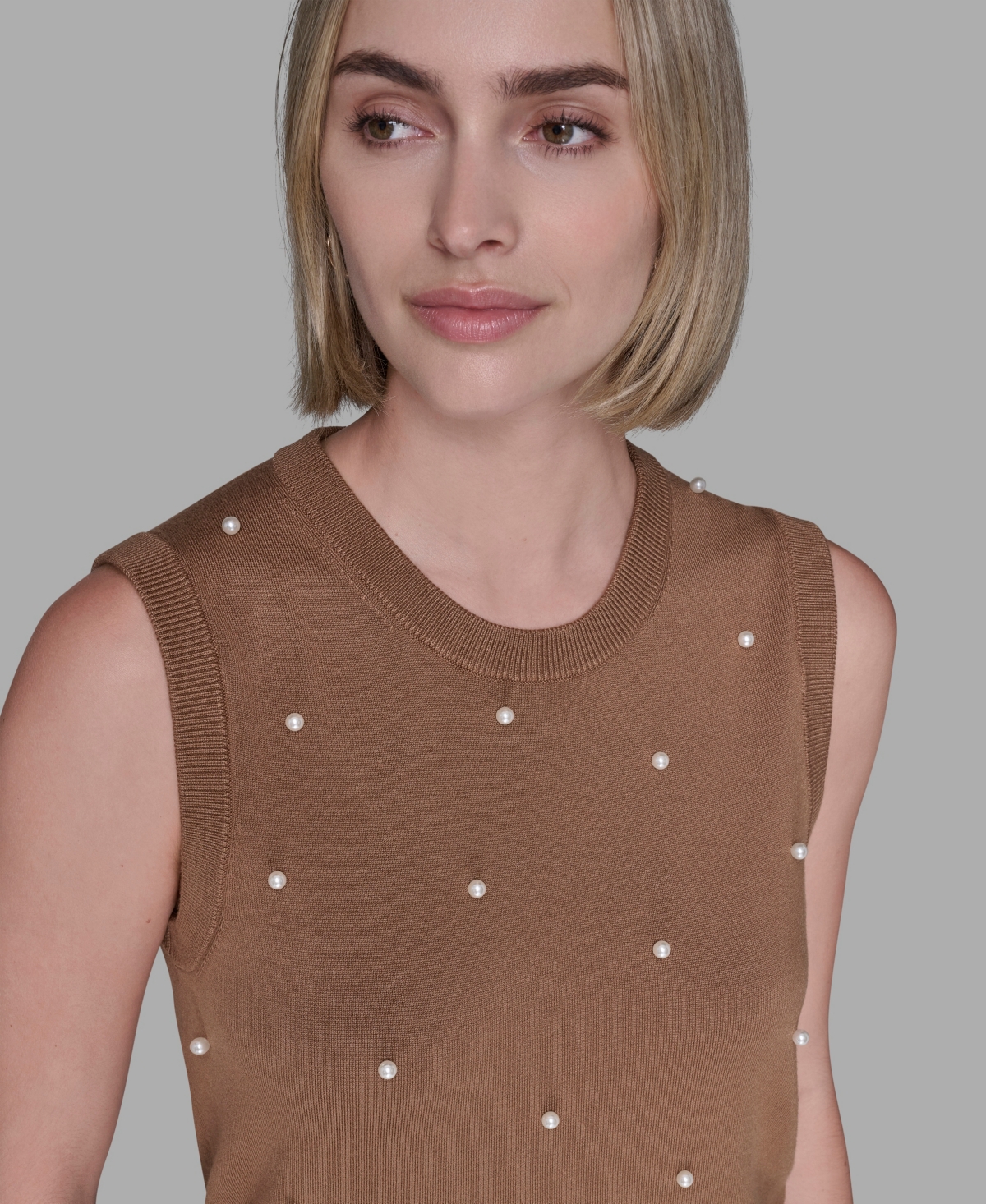 Karl Lagerfeld Paris Women's Round Neck Top