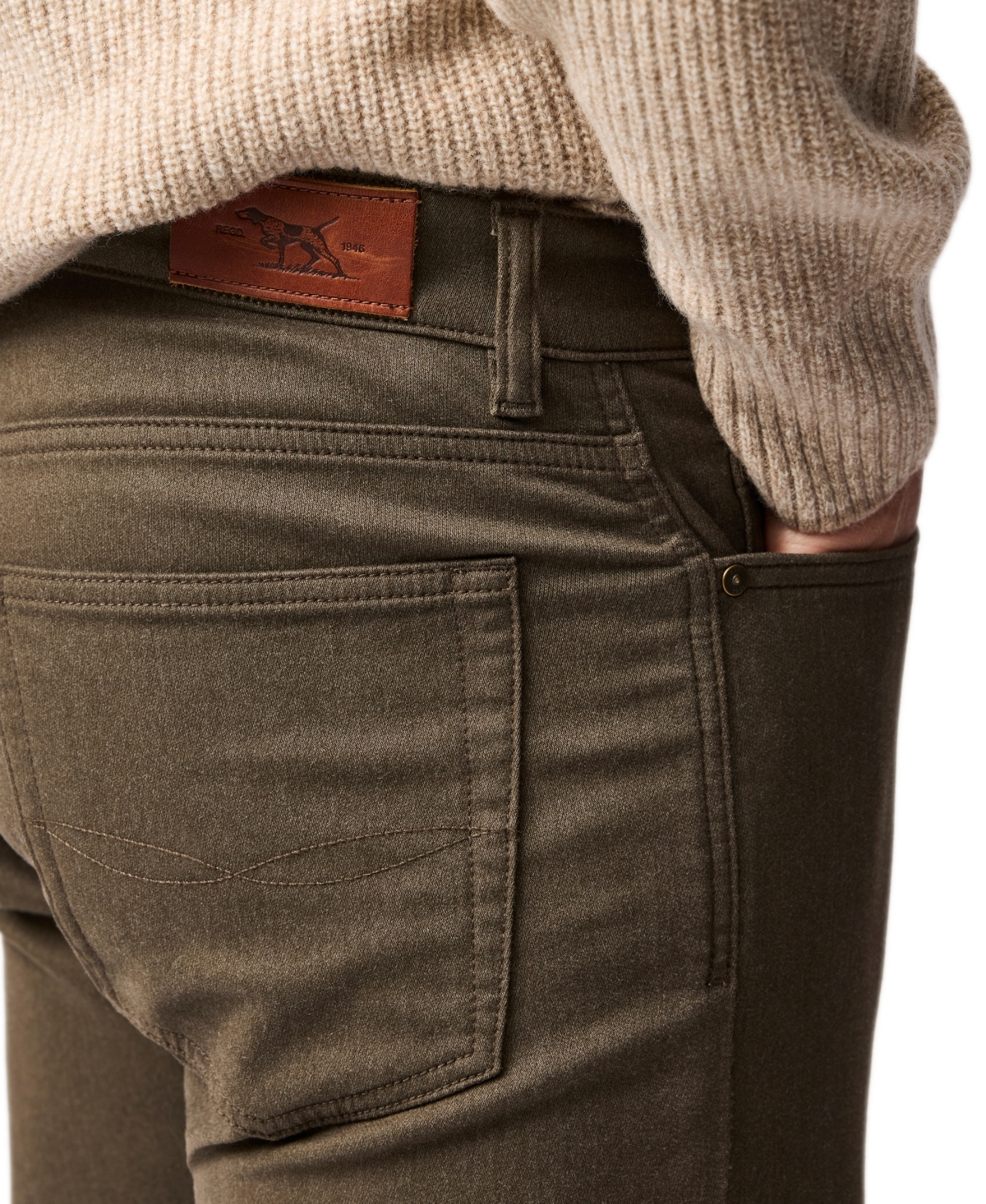 Rodd & Gunn Men's Motion Melange Straight Fit Jean In Green