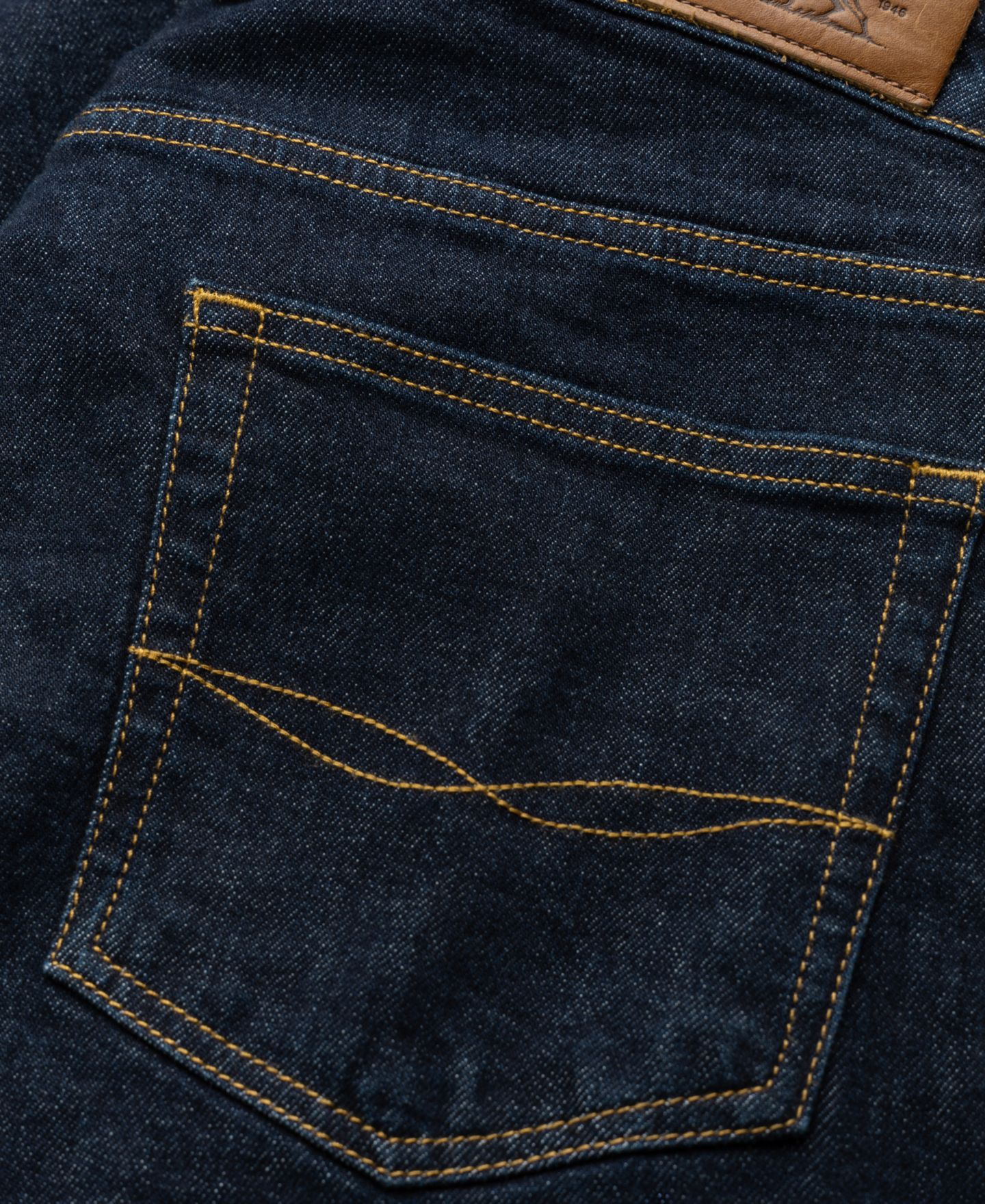 Мужские джинсы Rodd & Gunn Sutton Straight Fit Denim Jeans, цвет: Тёмный синий — фото 5