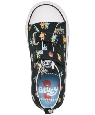 Toddler Kids Bluey Chuck Taylor All Star 2V Stay-Put Closure Strap Low Top Casual Sneakers from Finish Line