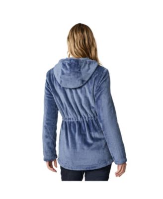 Women's Grid Butter Pile Anorak Jacket