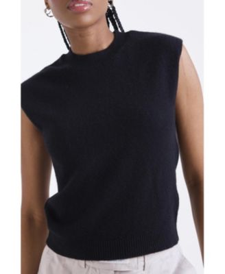 Women's Zarah Crew Neck 100% Cashmere Vest