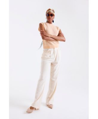 Women's Zarah Crew Neck 100% Cashmere Vest