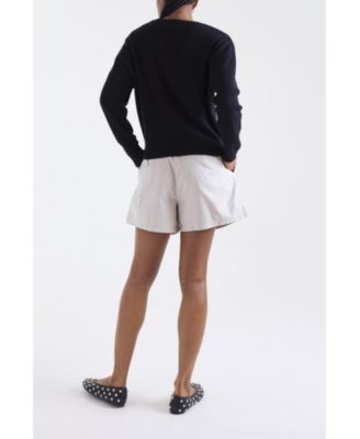 Women's Maila Long Sleeve 100% Cashmere Sweater