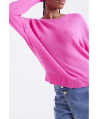 Women's Maila Long Sleeve 100% Cashmere Sweater