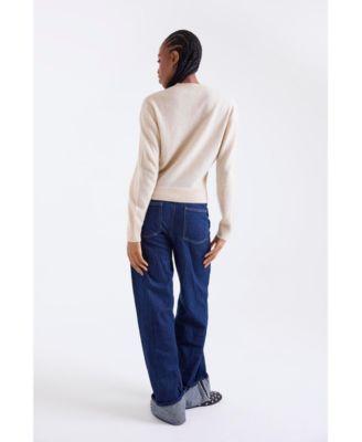 Women's Vee V-Neck 100% Cashmere Sweater