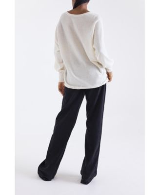 Women's Paros V-Neck 100% Cashmere Sweater