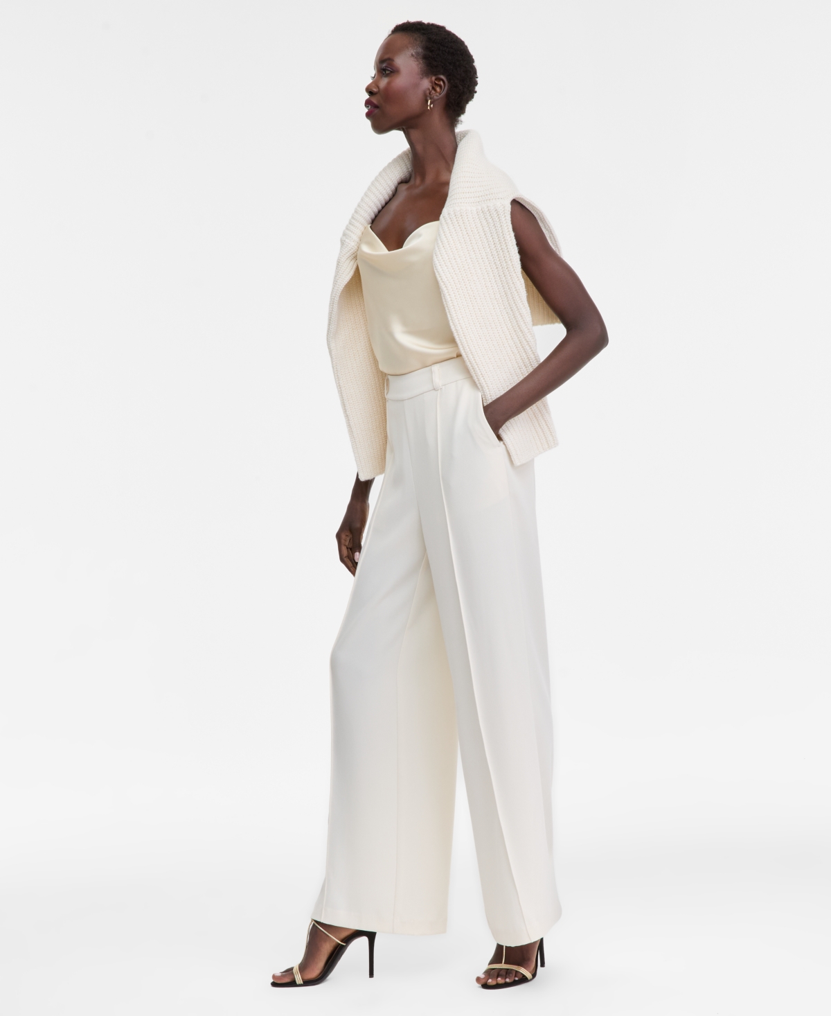 Inc International Concepts Women's High-rise Wide-leg Pants, Macy's Exclusive In Multi