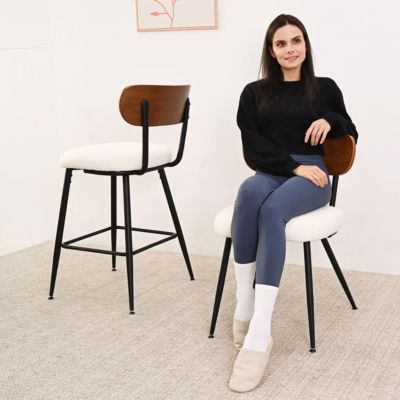 Elegant 5-Piece Dining Set Featuring a 35-Inch Round Table with 4 Stylish Chairs for Modern Dining Spaces