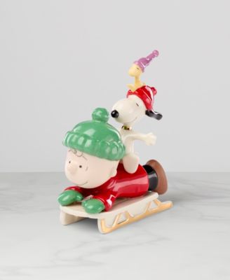 FROM THE VAULT! Snoopy Sledding Adventure Figurine