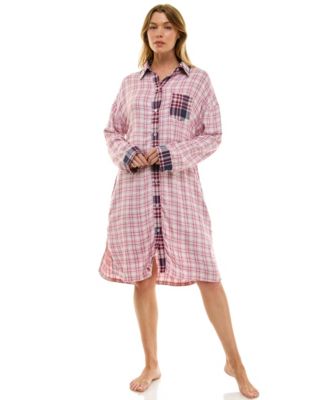 Women's Collared Sleepshirt