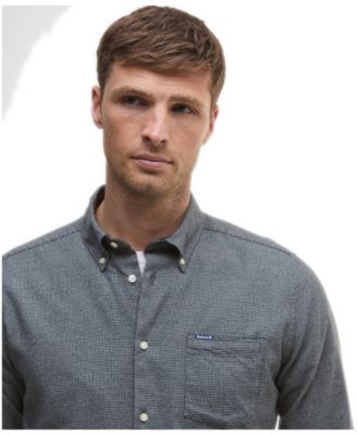 Men's Turner Tailored-Fit Micro-Houndstooth Button-Down Shirt 