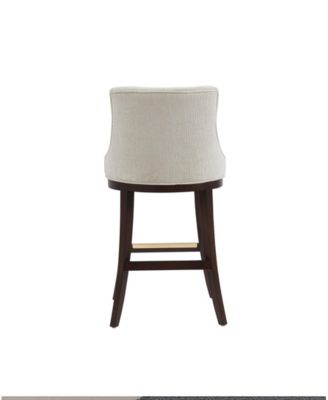 Lucia 40.2" Chenille Upholstered Barstool