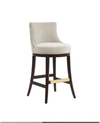 Lucia 40.2" Chenille Upholstered Barstool
