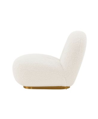 Edina Modern 27.17" Boucle Fabric Upholstered Accent Chair